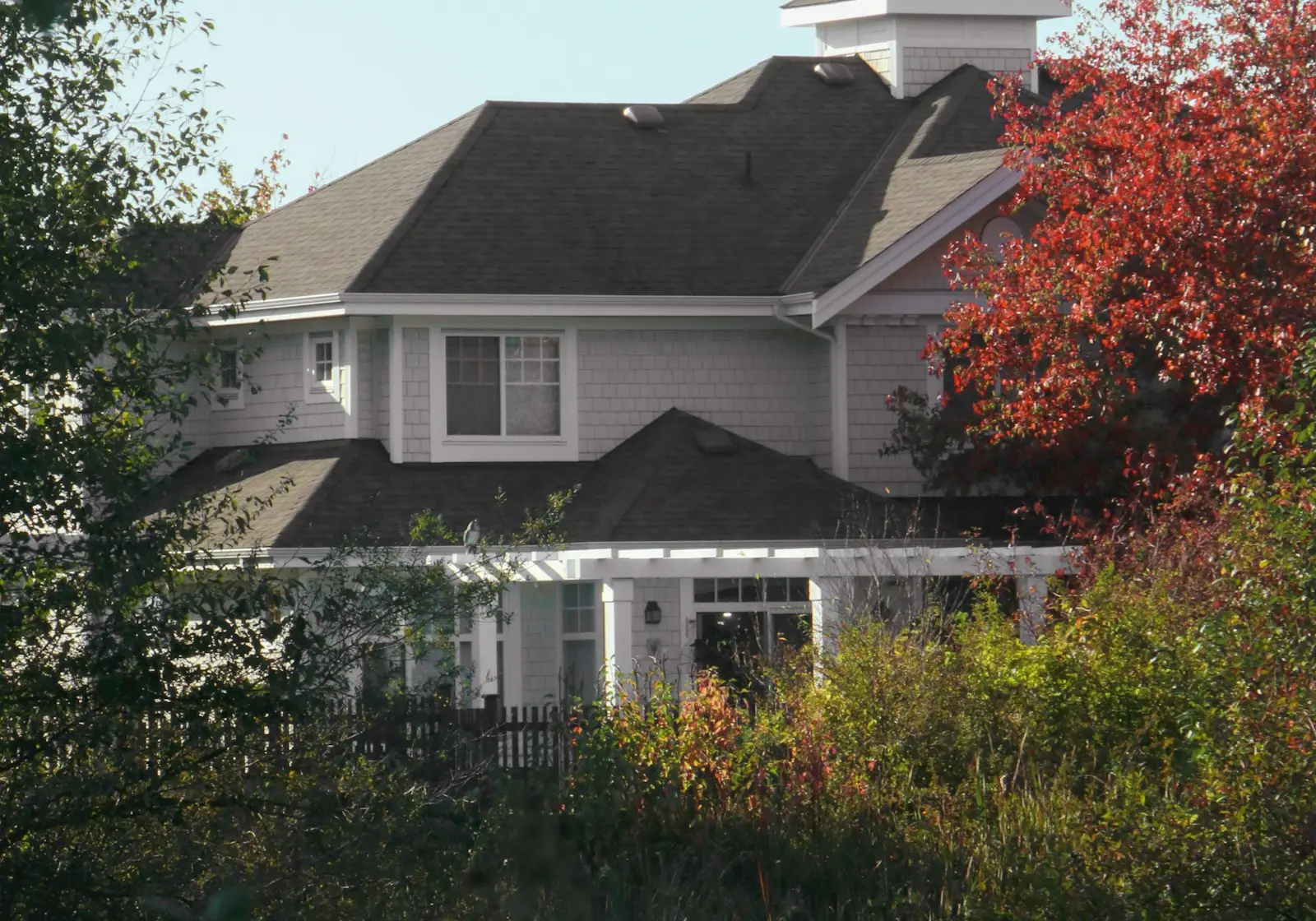 House on a residential street